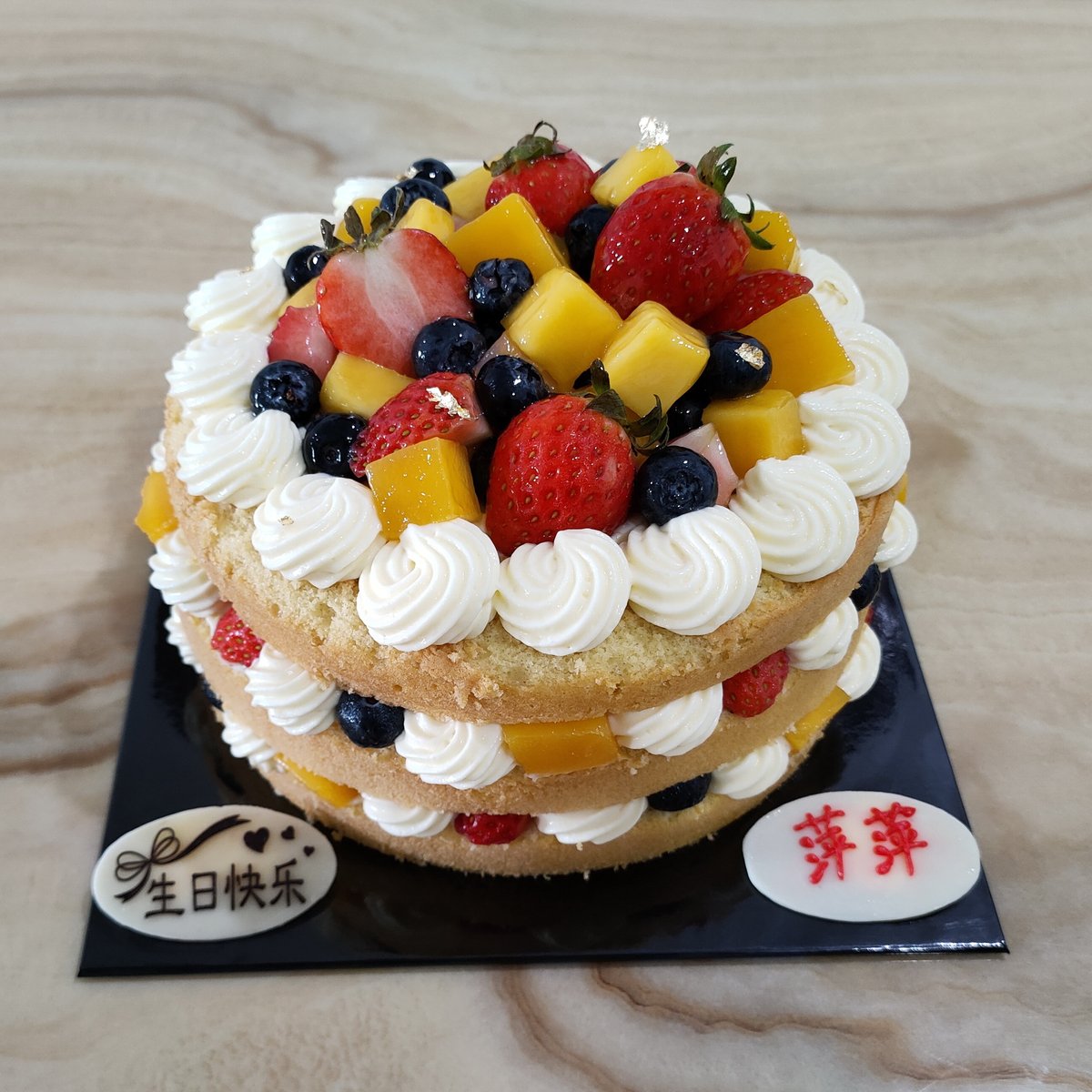 Fruits Naked Cake